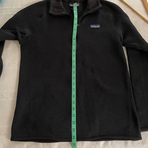 Patagonia Women 1/4 Zip Better Sweater Jacket Soft Cotton Size M Company Logo - Picture 10 of 11